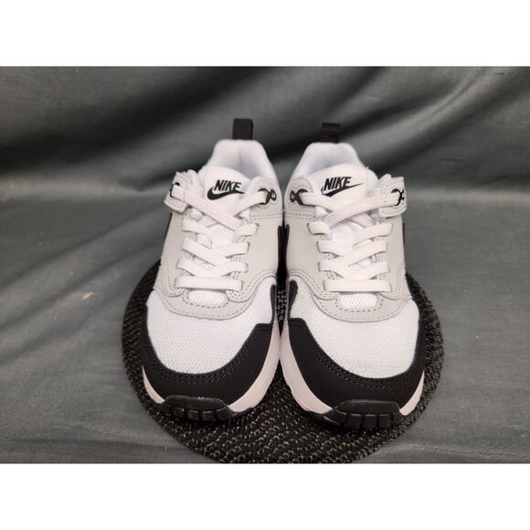 Nike Boys Air Max 1 Easyon (PS) Sneakers White Black Size 13c NEW NO BOX! - Picture 3 of 11